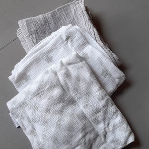 Baby Gund muslin receiving blankets